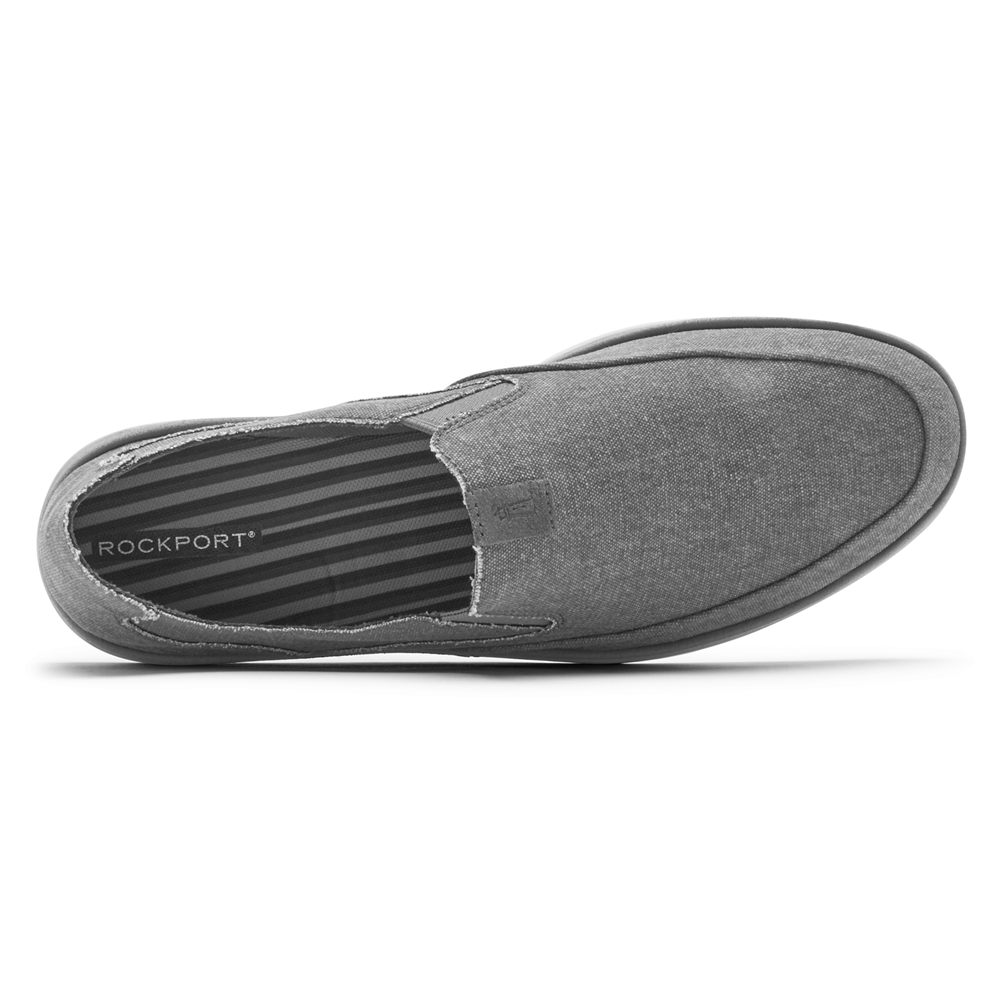 Rockport Mens Austyn - Slip-On Grey - VIJ936427